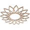 Ekena Millwork Daisy Wood Fretwork Pierced Ceiling Medallion, Alder, 20"OD x 7"ID x 1/4"T CMWP20X20X0250DAAL - alternate 4
